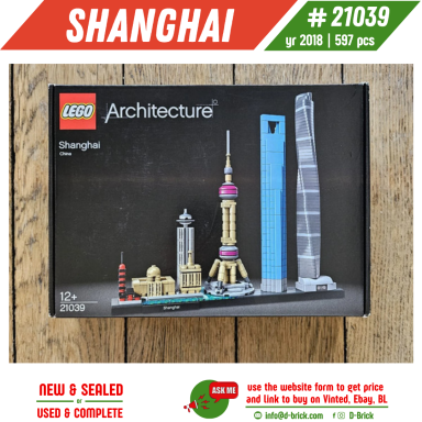LEGO® Architecture Shanghai 21039 – Skyline Set LEGO® Architecture Shanghai 21039 – Skyline Set