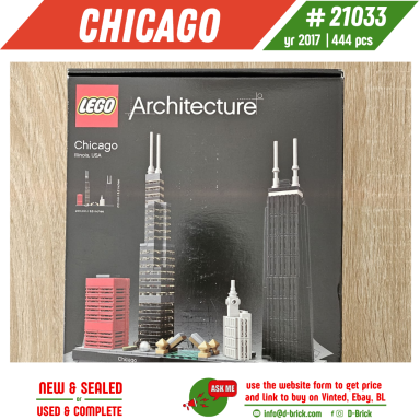 LEGO® Architecture Chicago 21033 – Skyline Series LEGO® Architecture Chicago 21033 – Skyline Series