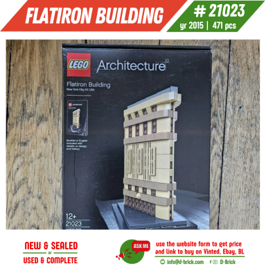 LEGO® Architecture Flatiron Building 21023 – New York Landmark LEGO® Architecture Flatiron Building 21023 – New York Landmark