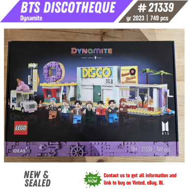 BTS “Dynamite” | LEGO Set 21339 BTS “Dynamite” | LEGO Set 21339