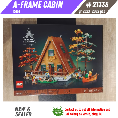 A‑Frame Cabin | LEGO Set 21338 A‑Frame Cabin | LEGO Set 21338