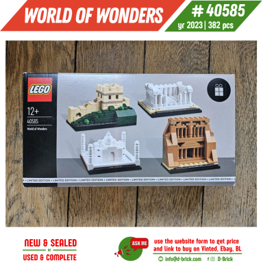 LEGO® Architecture World of Wonders 40585 – Mini Landmark Set LEGO® Architecture World of Wonders 40585 – Mini Landmark Set