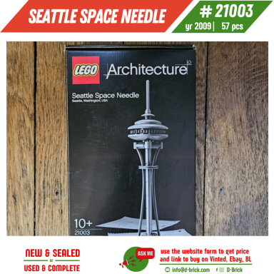 LEGO® Architecture Seattle Space Needle 21003 – Landmark Build LEGO® Architecture Seattle Space Needle 21003 – Landmark Build