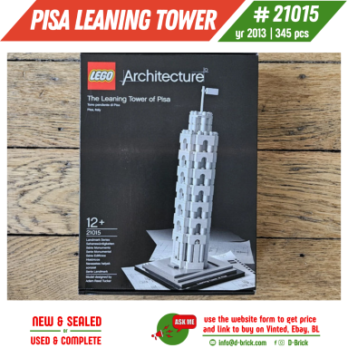LEGO® Architecture The Leaning Tower of Pisa 21015 LEGO® Architecture The Leaning Tower of Pisa 21015