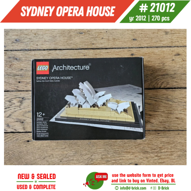 LEGO® Architecture Sydney Opera House 21012 – Landmark Set LEGO® Architecture Sydney Opera House 21012 – Landmark Set