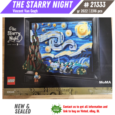 LEGO 21333 – Vincent van Gogh: The Starry Night (2022) LEGO 21333 – Vincent van Gogh: The Starry Night (2022)