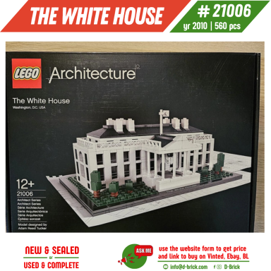 LEGO® Architecture The White House 21006 – Washington Landmark LEGO® Architecture The White House 21006 – Washington Landmark