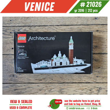 LEGO® Architecture 21026 Venice Venezia LEGO® Architecture Venice 21026 – Skyline Collection