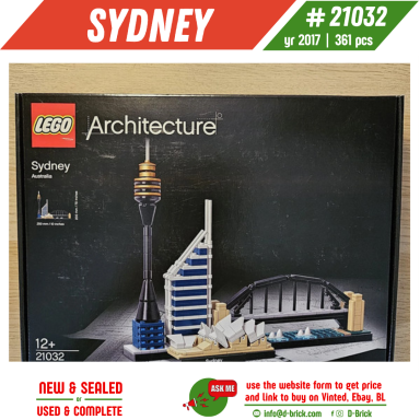 LEGO® Architecture Sydney 21032 – Australia Skyline LEGO® Architecture Sydney 21032 – Australia Skyline