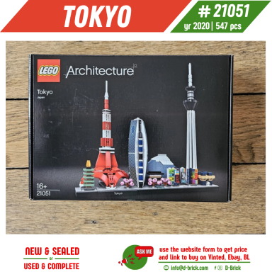 LEGO® Architecture Tokyo 21051 – Japanese Skyline LEGO® Architecture Tokyo 21051 – Japanese Skyline